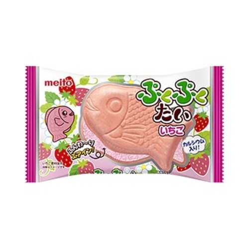 Fish Shaped Air In Chocolate Strawberry